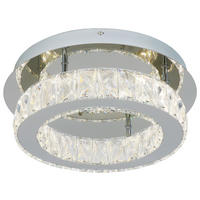 POCOline LED-Deckenleuchte Acryl Metall B/H/L: ca. 35x12x35 cm LED-Deckenleuchte_Hanna - (35,00/35,00/12,00cm) - POCOline