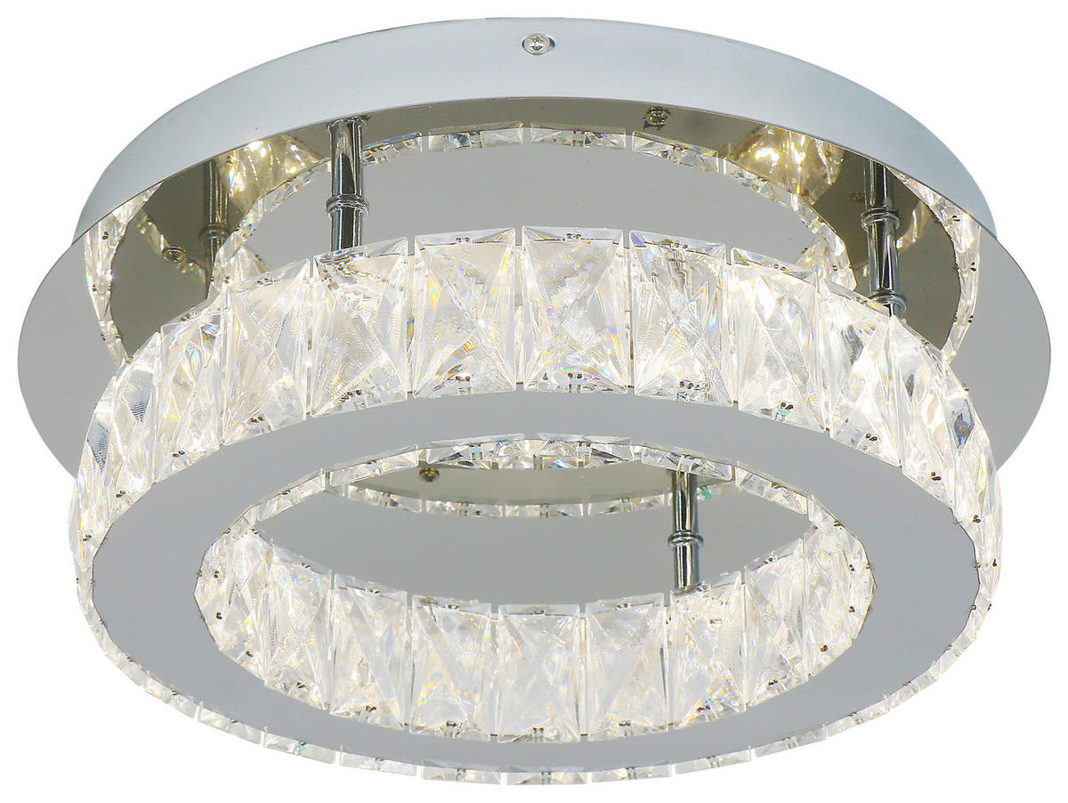 POCOline LED-Deckenleuchte Acryl Metall B/H/L: ca. 35x12x35 cm LED-Deckenleuchte_Hanna - (35,00/35,00/12,00cm) - POCOline