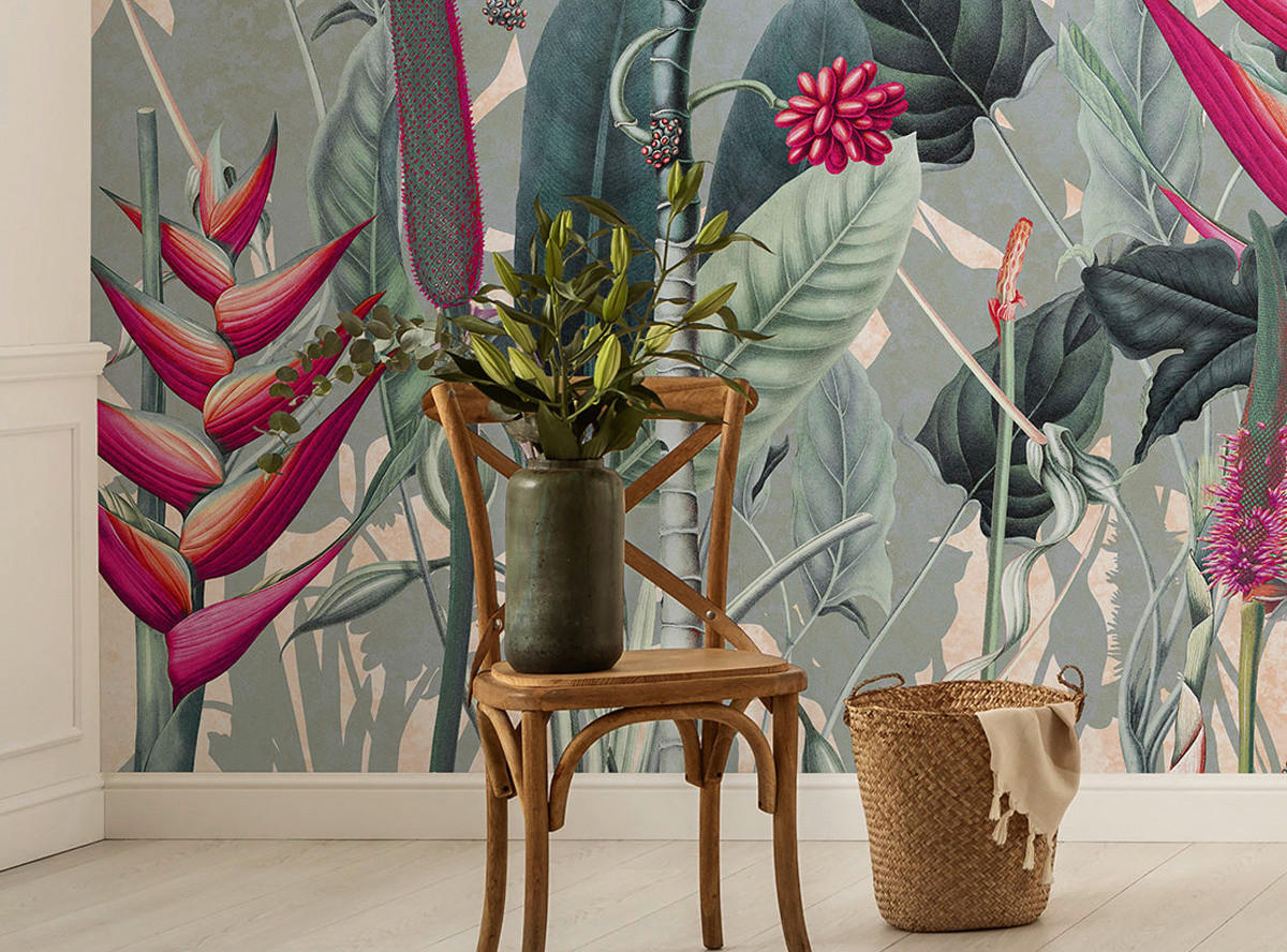 Komar Fototapete Soft Jungle B/L: ca. 350x250 cm Soft Jungle - (350,00/250,00cm) - Komar