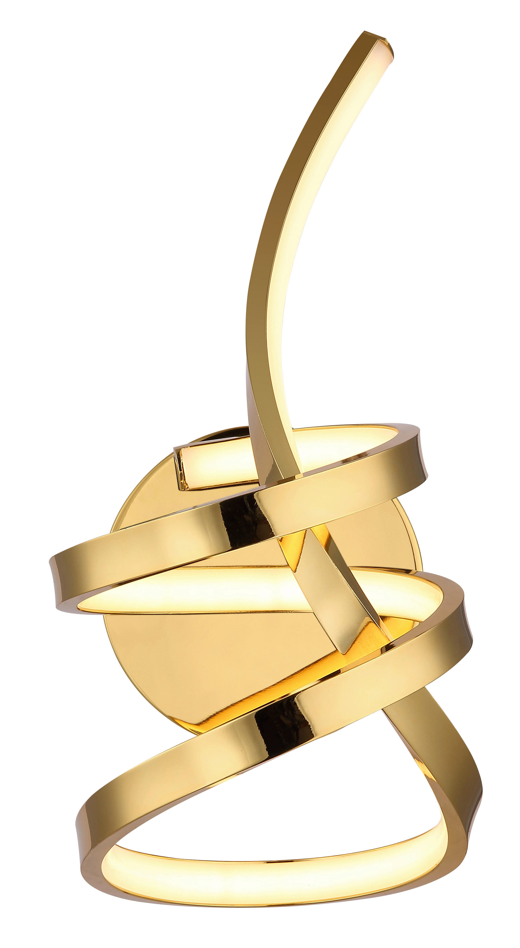 GLOBO Deckenleuchte Craft Gold Opal Aluminium Metall H: ca. 35 cm 1 Brennstellen Iduna - Craft Gold/Opal (35,00cm) - GLOBO