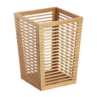 Zeller Papierkorb natur Bambus B/H/L: ca. 235x33x235 cm Papierkorb - natur (235,00/235,00/33,00cm) - Zeller