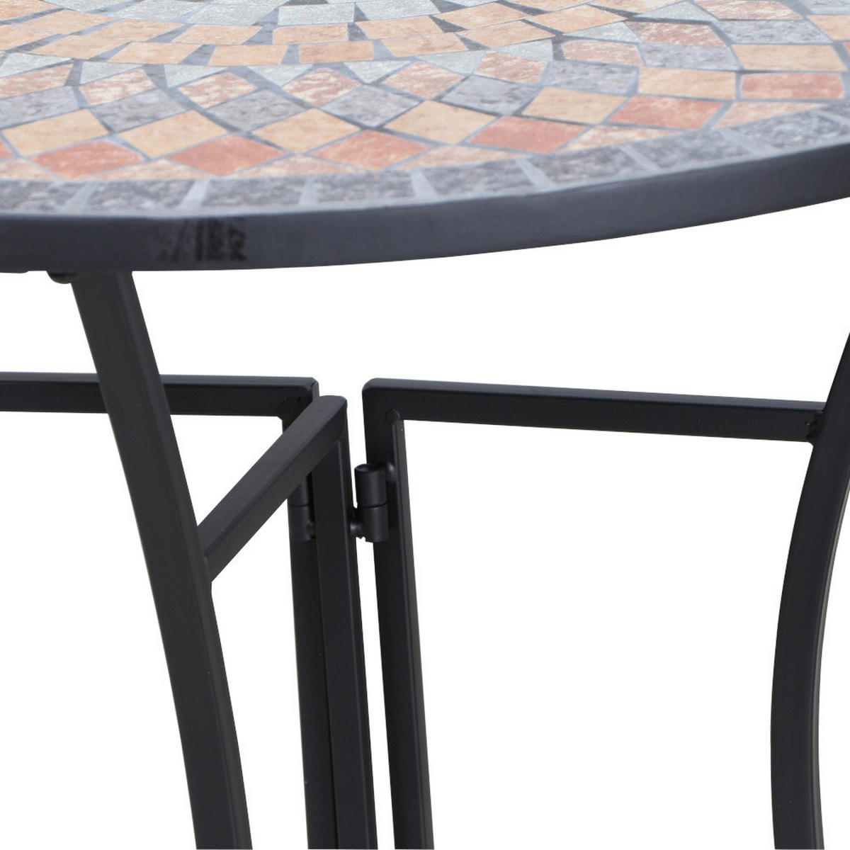 Gardamo Gartentisch PRATO schwarz Eisen PRATO - schwarz - Gardamo