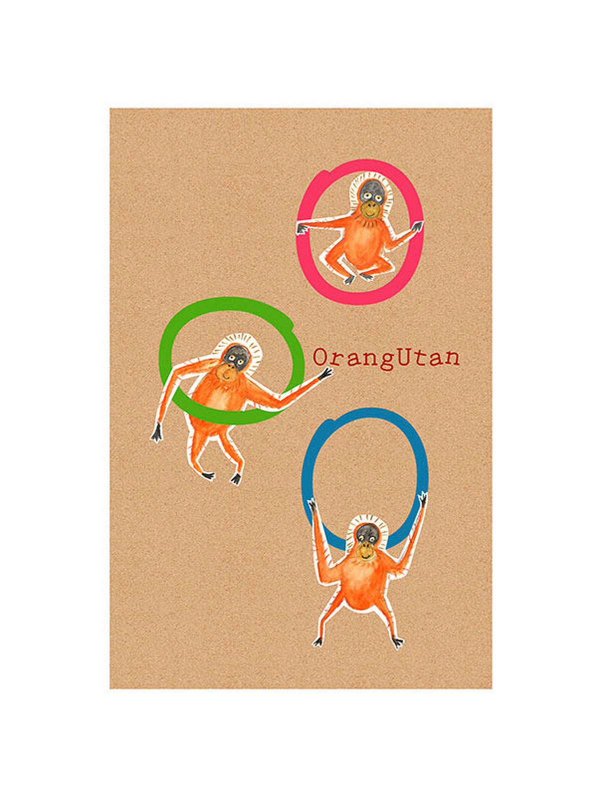 Komar Poster ABC Animal O Buchstaben B/L: ca. 30x40 cm ABC Animal O - (30,00/40,00cm) - Komar