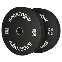 SPORTNOW Hantelscheiben Hantelscheiben - schwarz (45,00/45,00/8,00cm) - SPORTNOW