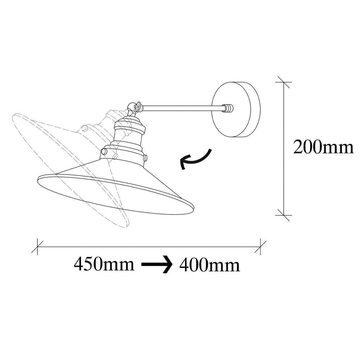Opviq Wandleuchte Saglam gold schwarz Eisen B/H/T/L/D: ca. 40x20x40x25x25 cm E27 1 Brennstellen Saglam - gold/schwarz (25,00/40,00/20,00cm) - Opviq