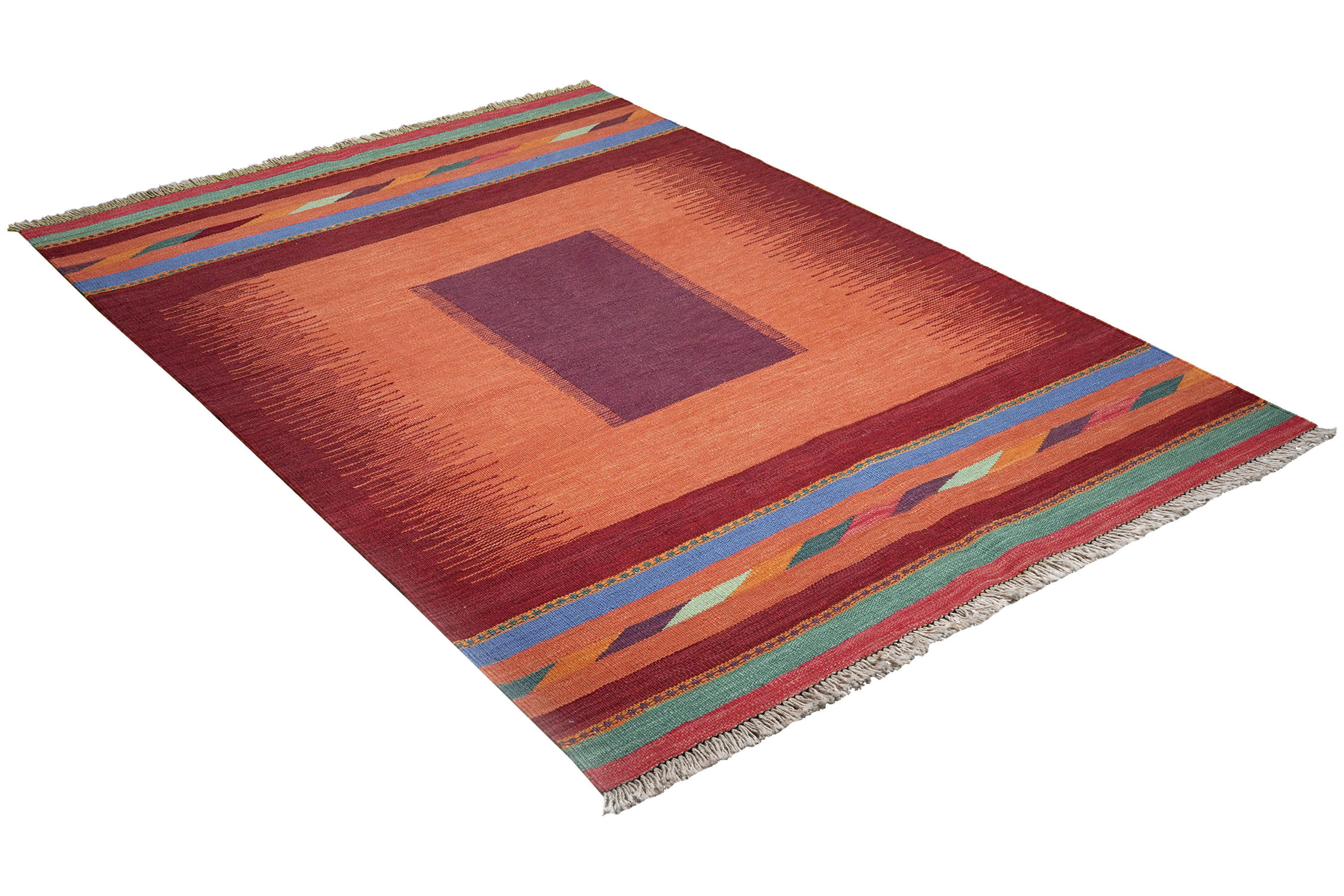 Teppich multicolor B/L: ca. 130x180 cm Teppich Kelim Gashgai - multicolor (130,00/180,00cm)