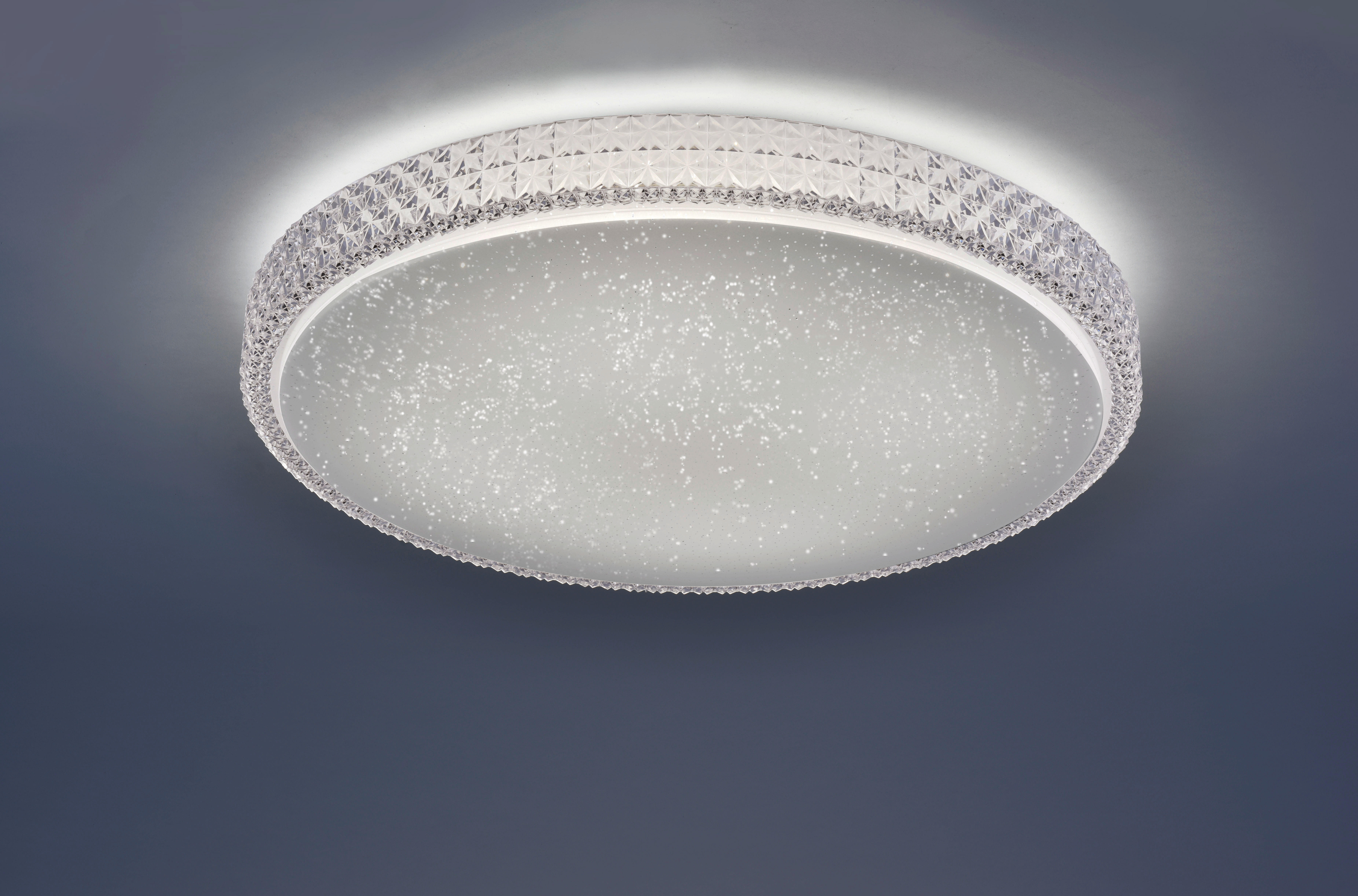 LeuchtenDirekt Deckenleuchte 14372-00 klar Acryl Metall H/D: ca. 11x60 cm LED-Deckenleuchte_CCT_Frida - klar (60,00/11,00cm)