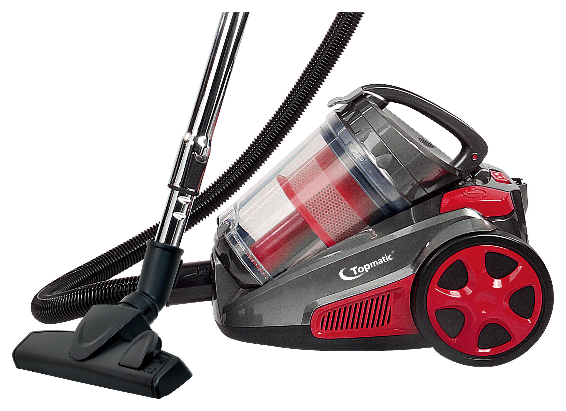 WKM Bodenstaubsauger PSC-2300W.17 anthrazit rot Kunststoff Metall B/H/T: ca. 41x34x27 cm Bodenstaubsauger PSC-2300W.17 - rot/anthrazit (41,00/34,00/27,00cm) - WKM