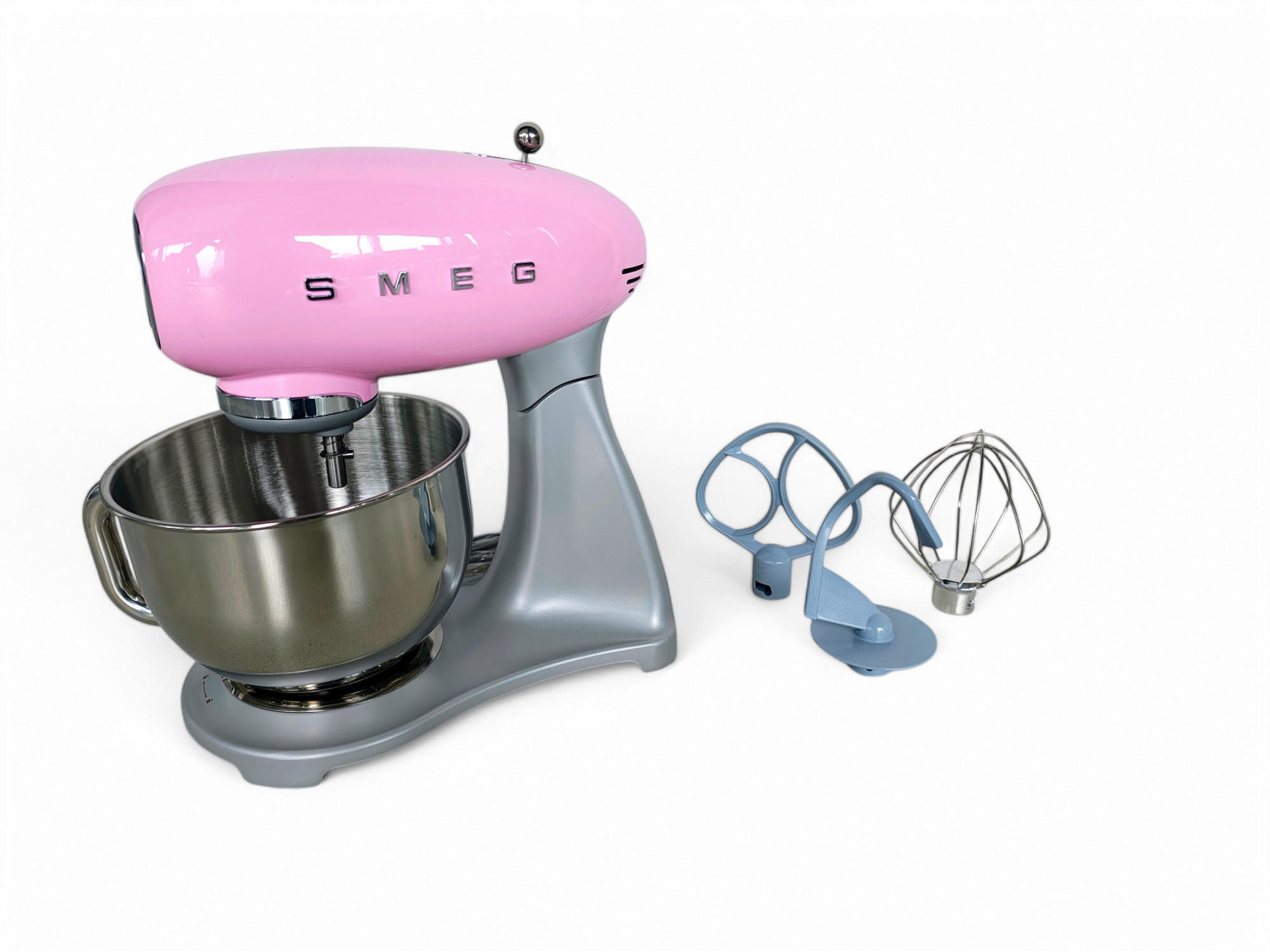 SMEG Küchenmaschine pink Aluminium Edelstahl B/H/L: ca. 24x45x41 cm Multifunktionsküchenmaschine - pink (41,00/24,00/45,00cm) - SMEG