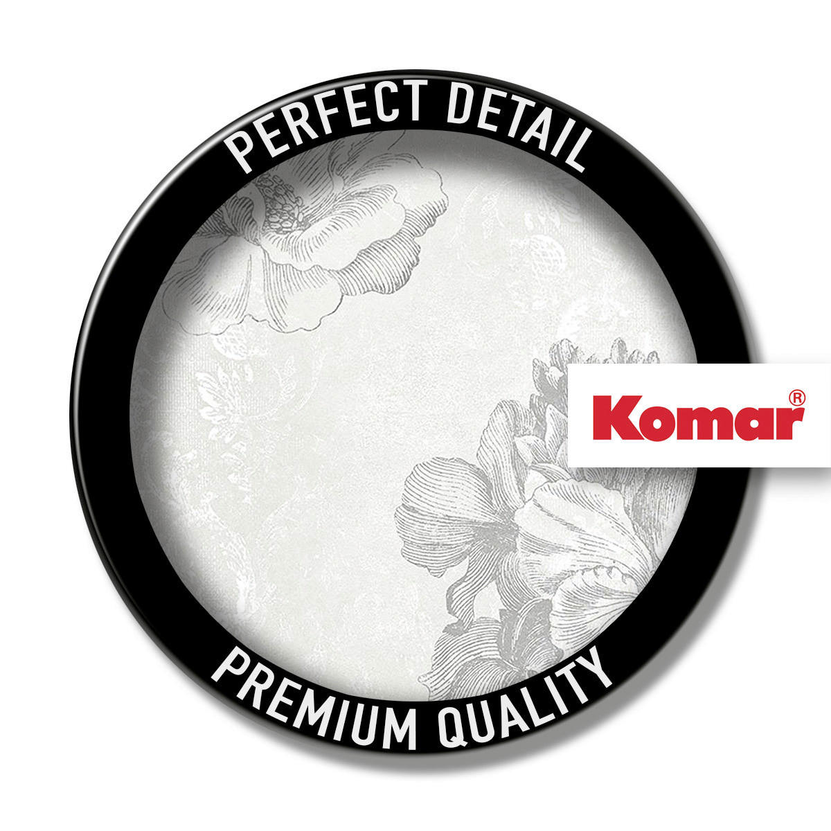 Komar Fototapete Baroque Grey B/L: ca. 200x250 cm Baroque Grey - (200,00/250,00cm) - Komar