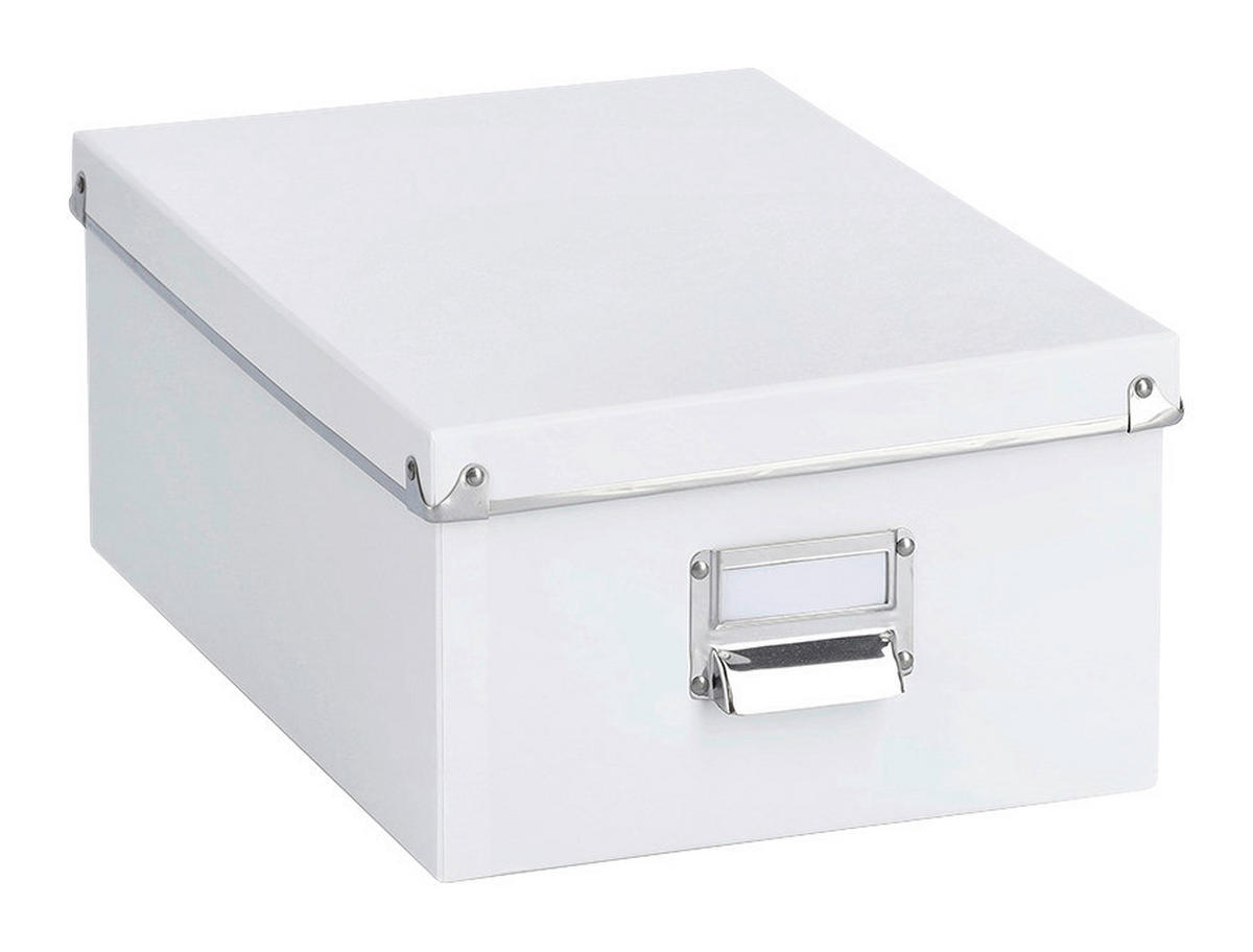 Zeller Aufbewahrungsboxen-Set weiß Metall Aufbewahrungsbox-Set_5tlg. - weiß - Zeller