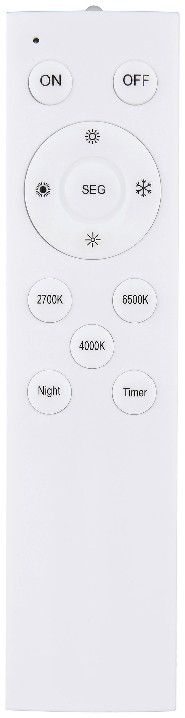 GLOBO LED-Deckenleuchte weiß Kunststoff H/D: ca. 6,5x46 cm LED-Deckenleuchte_Suzie - weiß (46,00/6,50cm) - GLOBO