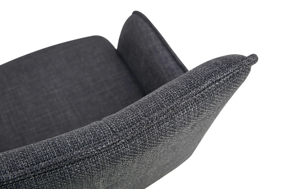 Drehstuhl JANA, 2er Set anthrazit schwarz B/H/T: ca. 57x91x64 cm JANA, 2er Set - schwarz/anthrazit (57,00/91,00/64,00cm) - xonox.home