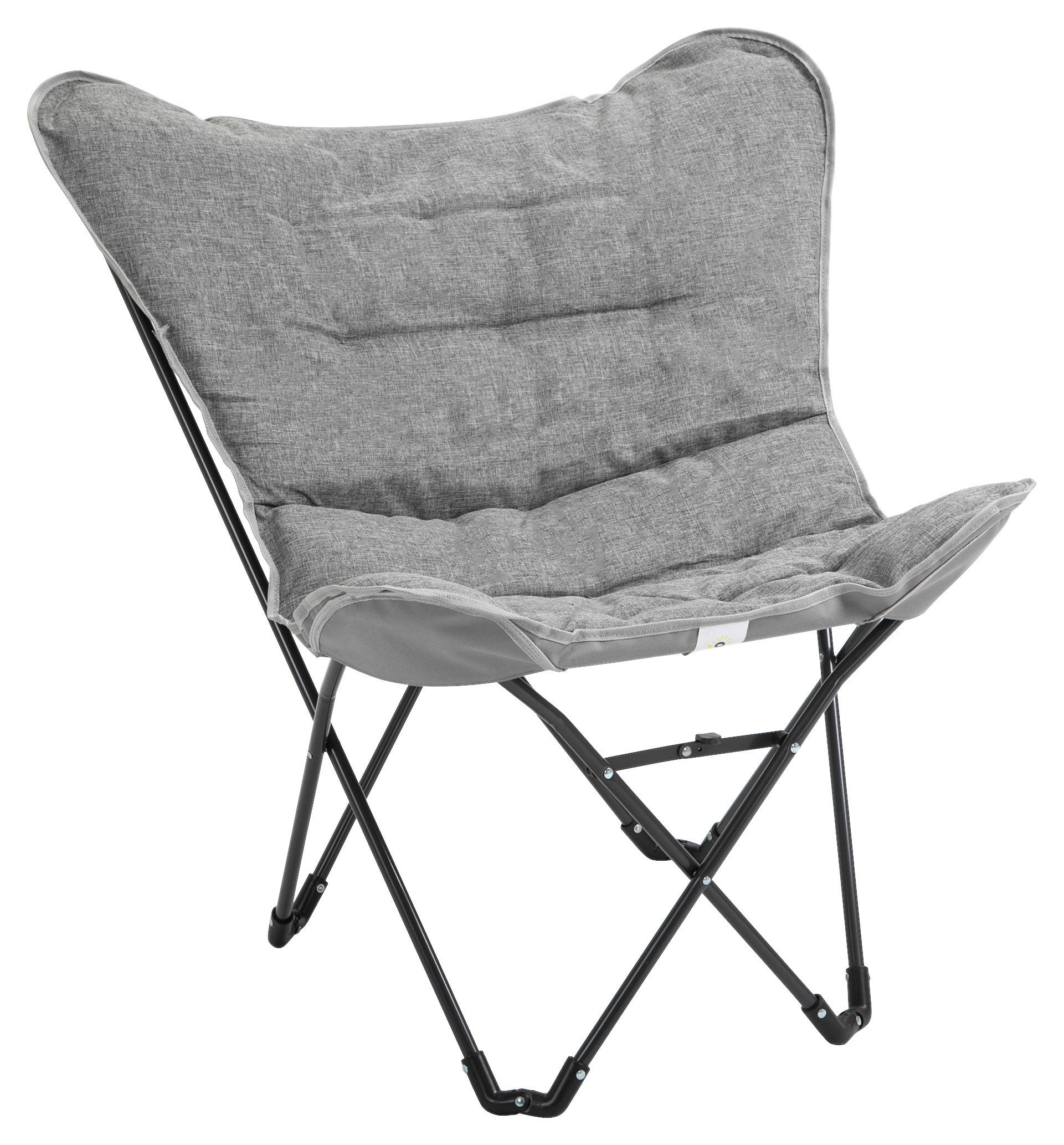 Outsunny Campingartikel B/H/L: ca. 74x88x84 cm Campingstuhl - hellgrau (84,00/74,00/88,00cm) - Outsunny