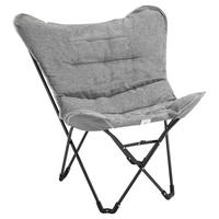 Outsunny Campingartikel B/H/L: ca. 74x88x84 cm Campingstuhl - hellgrau (84,00/74,00/88,00cm) - Outsunny