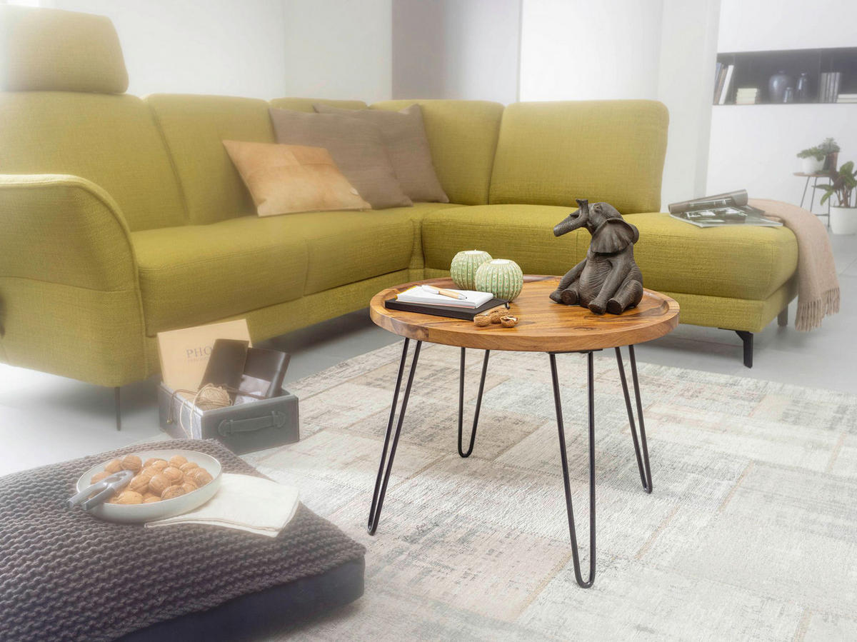 Couchtisch braun H: ca. 45 cm Couchtisch - braun (45,00cm) - Wohnling