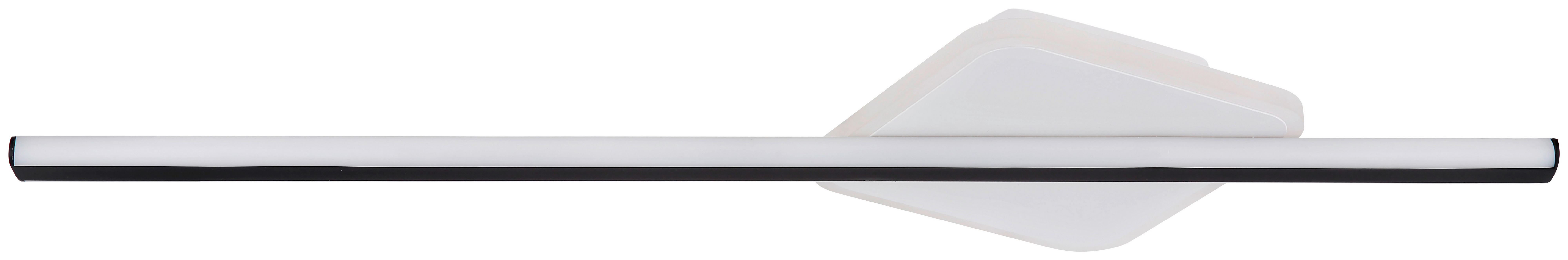 GLOBO Wandleuchte 48018-18 VANA - schwarz/Opal (22,00/69,50cm) - GLOBO