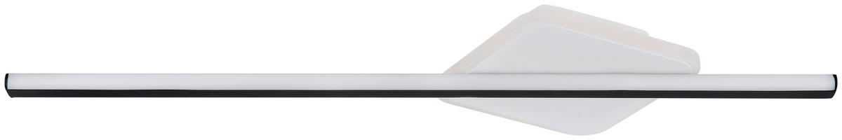 GLOBO Wandleuchte 48018-18 VANA - schwarz/Opal (22,00/69,50cm) - GLOBO