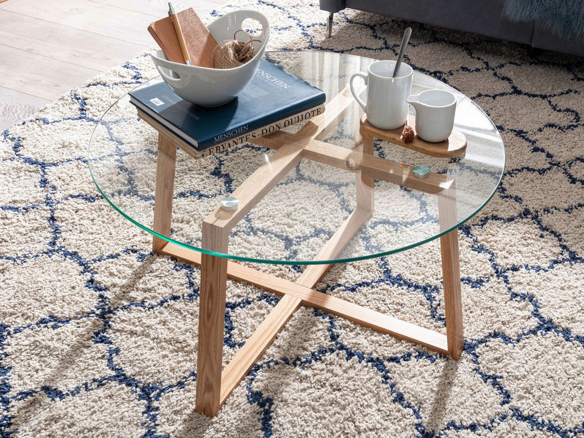 Couchtisch natur B/H/T: ca. 78x41x78 cm Couchtisch - natur (78,00/41,00/78,00cm) - Wohnling