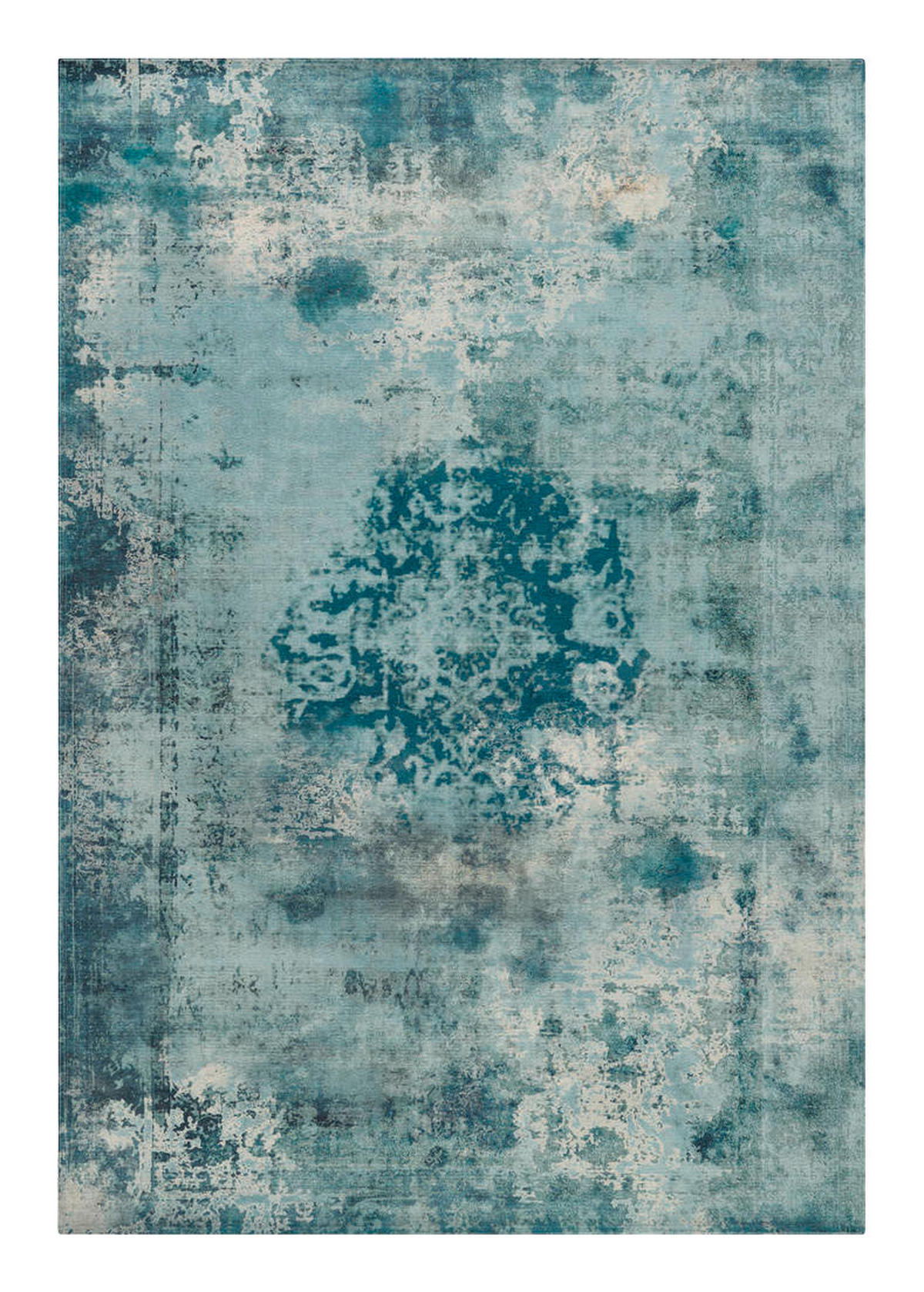 360Living Teppich Vintage petrol B/L: ca. 140x200 cm Vintage - petrol (140,00/200,00cm) - 360Living