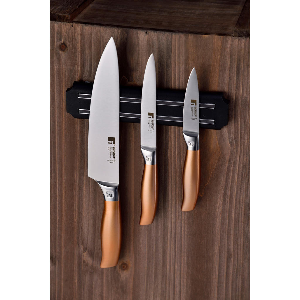 Thumbnail - BERGNER Messerset COPPER silber Edelstahl 3 tlg.