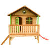 AXI Spielhaus Stef braun B/H/L: ca. 349x233x212 cm Stef - braun/rot (212,00/349,00/233,00cm) - AXI