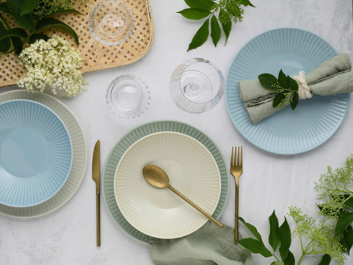 CreaTable Tafelservice Valencia bunt Porzellan 12 tlg. Valencia - bunt - CreaTable