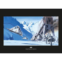 Komar Poster Star Wars Classic RMQ Hoth Battle S Star Wars B/L: ca. 70x50 cm Star Wars Classic RMQ Hoth Battle S - (70,00/50,00cm) - Komar