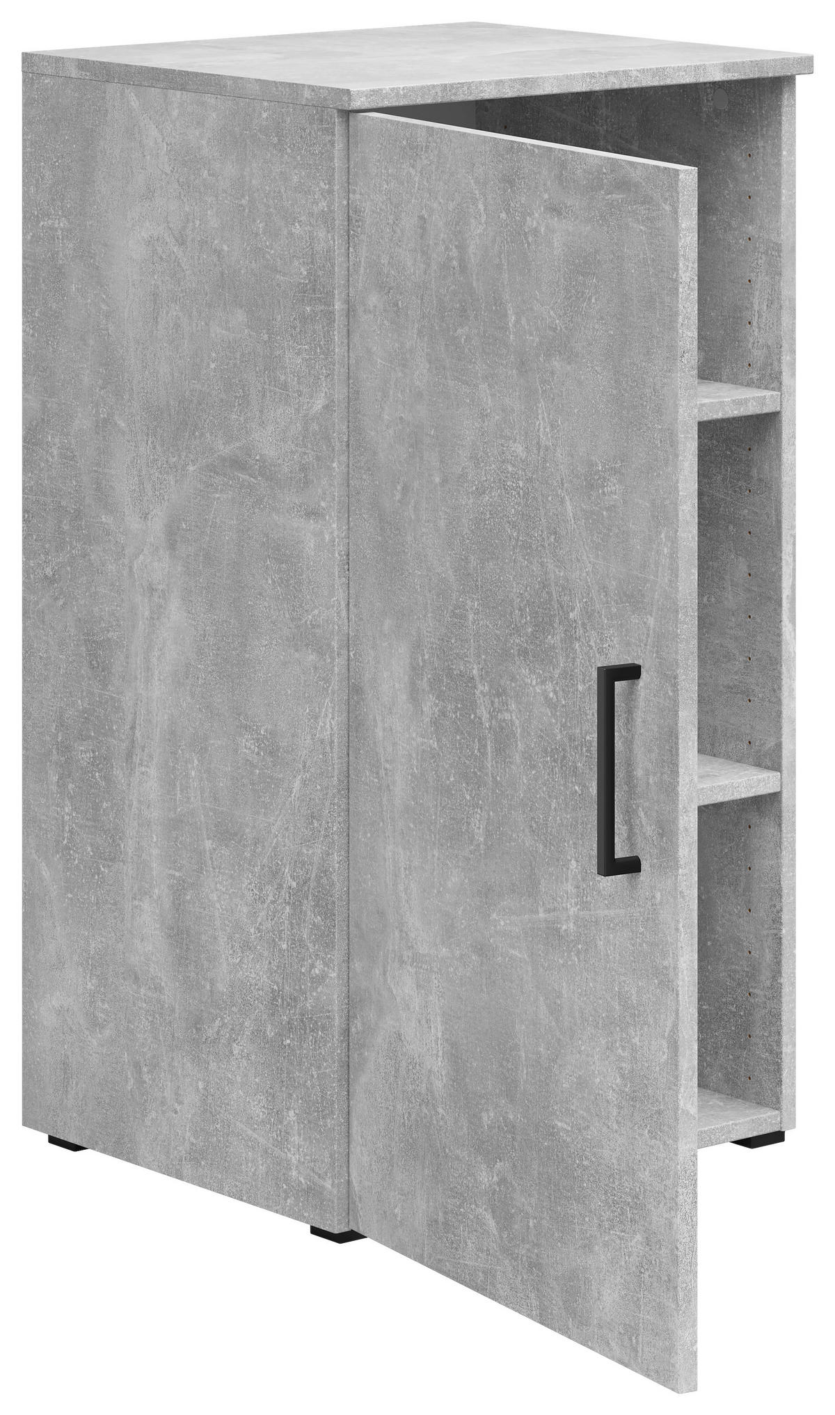Schrank Multi-Stauraum Typ 12 Beton Optik B/H/T: ca. 45x83x40 cm Multi-Stauraum Typ 12 - Beton (45,00/83,00/40,00cm)