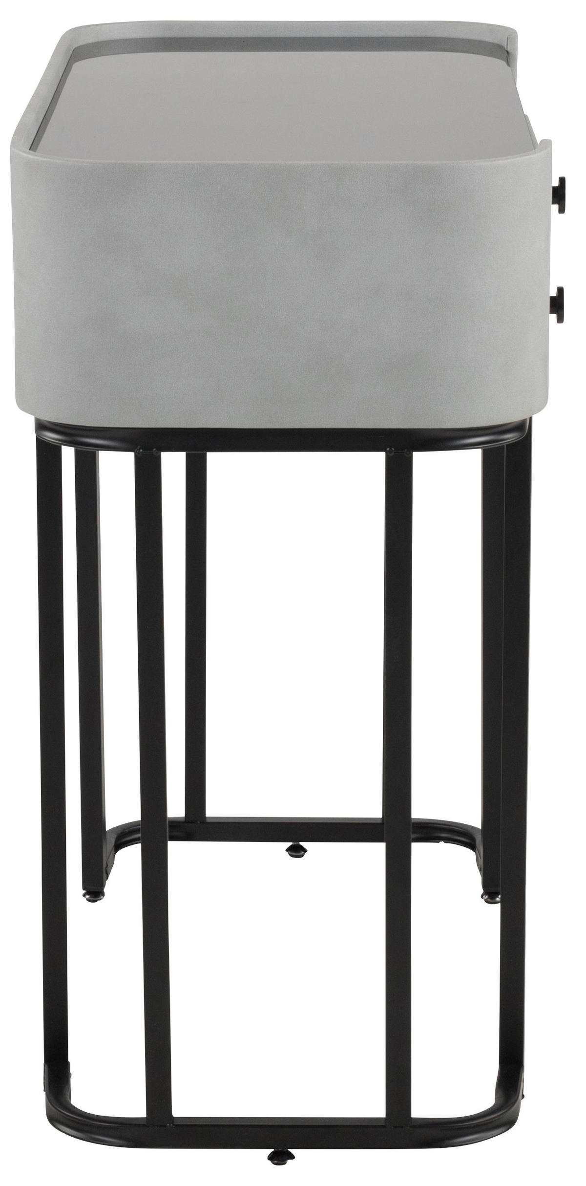 Konsole Petra B/H/T: ca. 80x40x79 cm Petra - schwarz/grau (80,00/40,00/79,00cm)