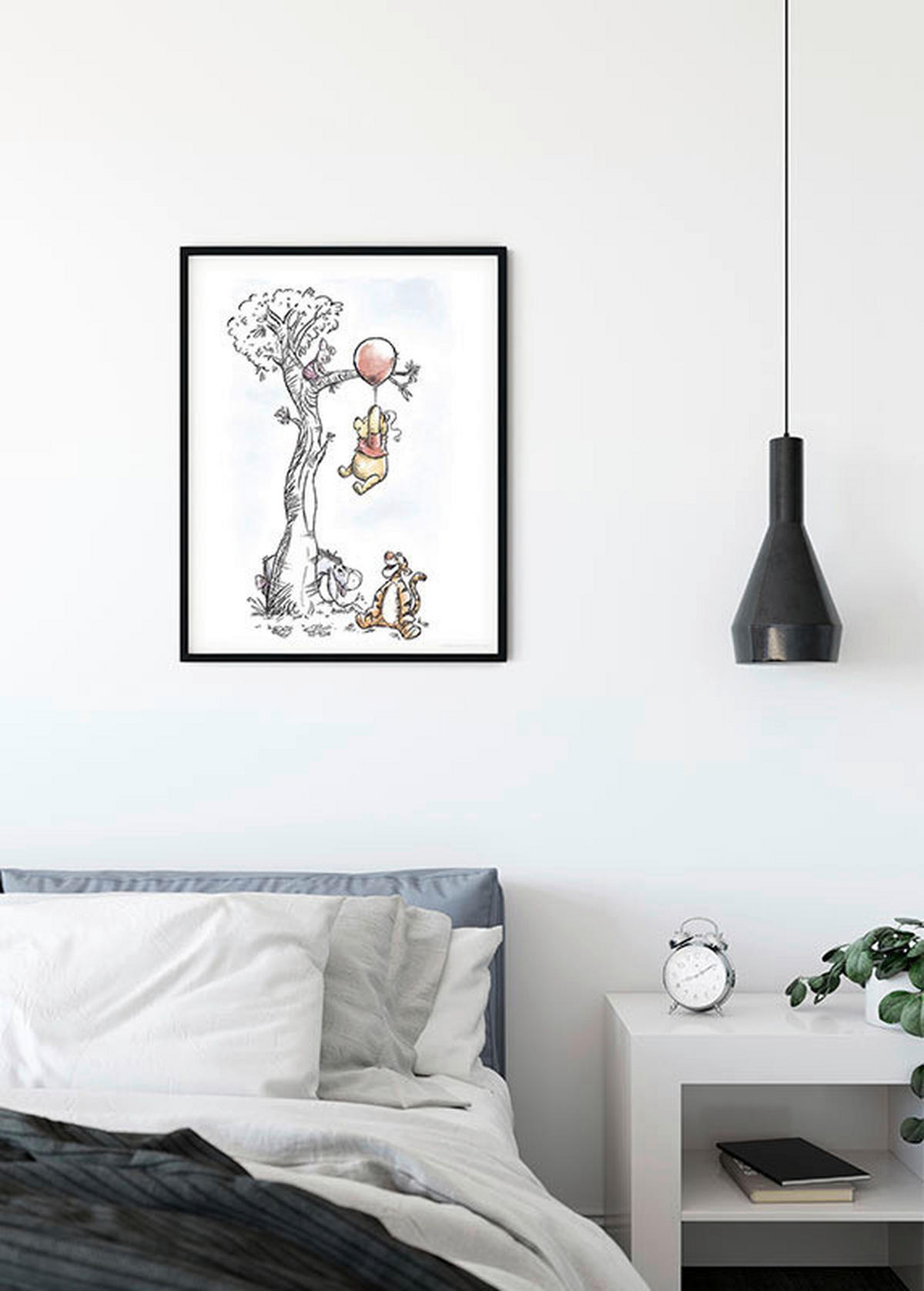 Komar Poster Winnie Pooh Hang on Disney B/L: ca. 30x40 cm Winnie Pooh Hang on - (30,00/40,00cm) - Komar