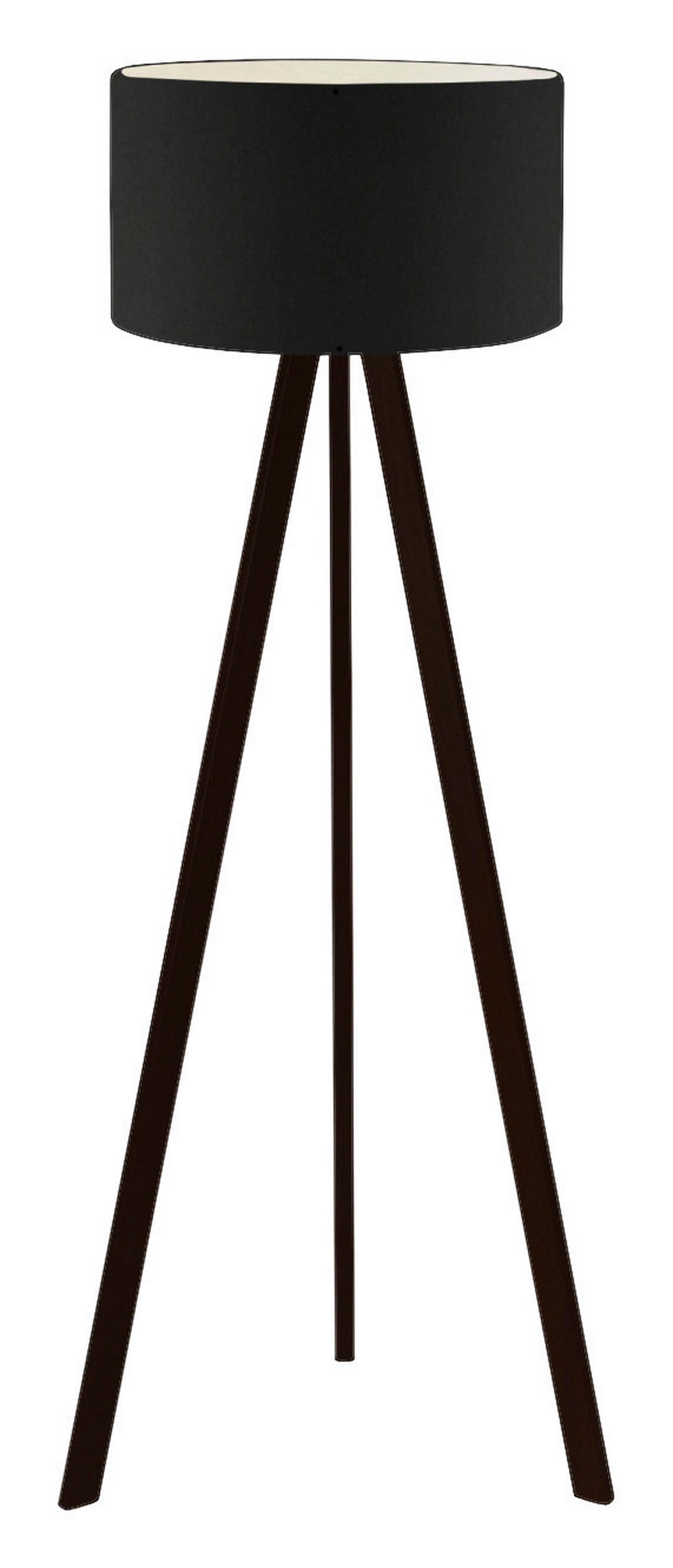 Opviq Stehleuchte schwarz MDF B/H/T/L/D: ca. 21x140x21x21x21 cm E27 1 Brennstellen AYD - schwarz (21,00/21,00/140,00cm) - Opviq