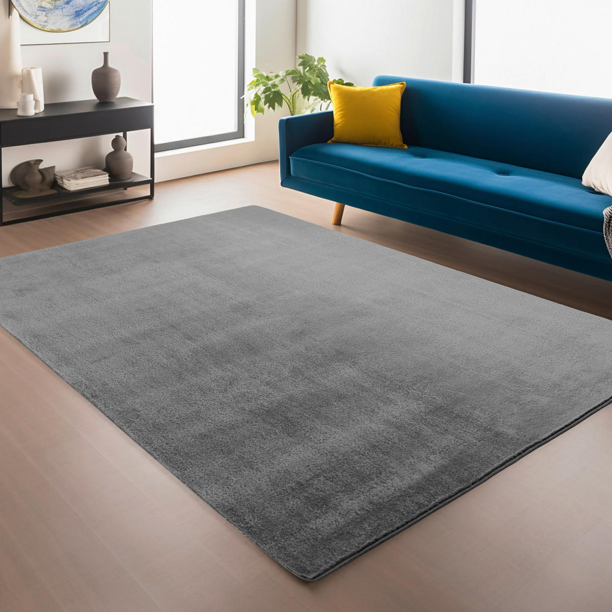 Ayyildiz Teppich JOY grau B/L: ca. 120x160 cm JOY - grau (120,00/160,00cm) - Ayyildiz