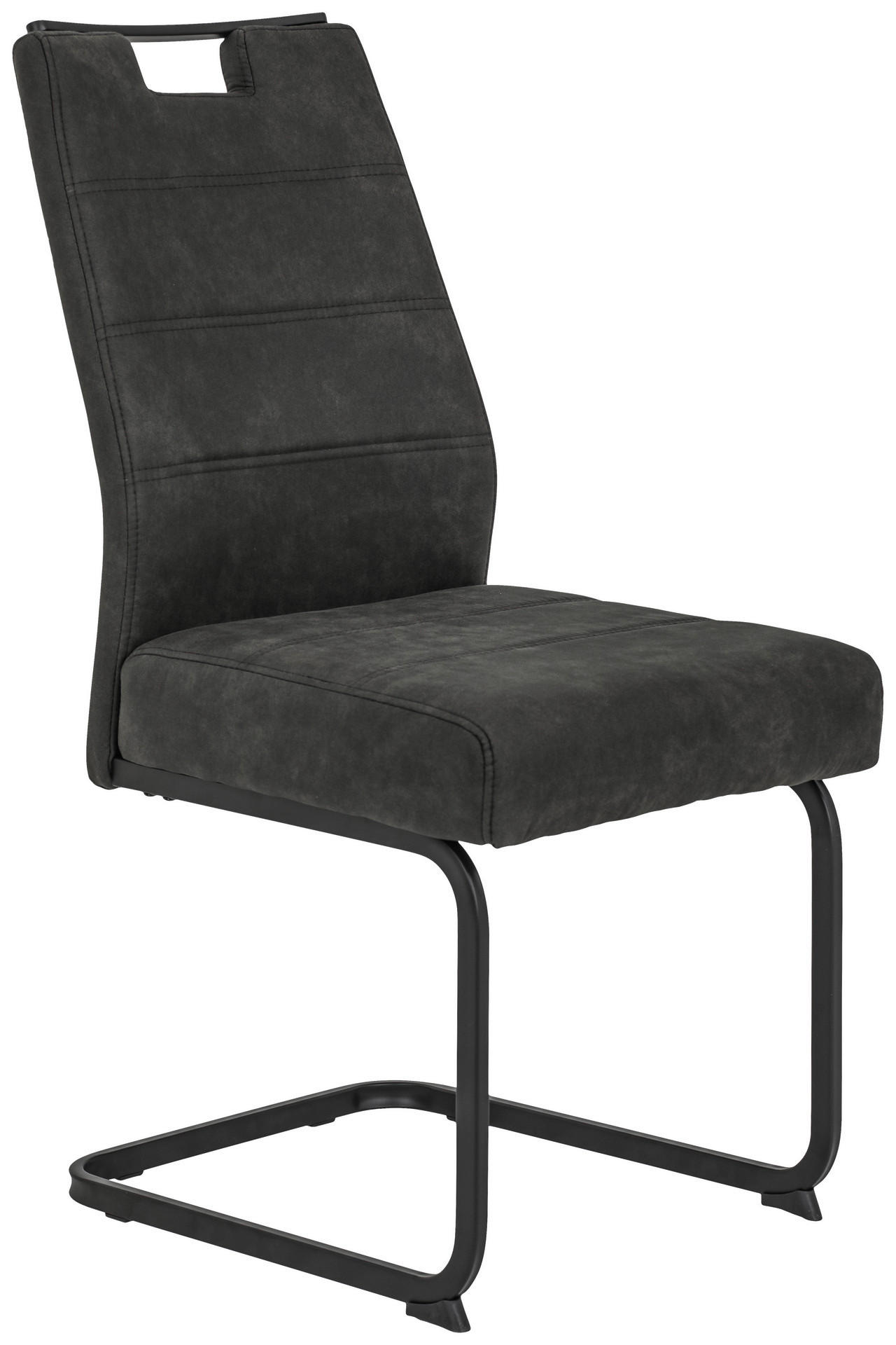 Schwingstuhl Kerstin anthrazit Vintage B/H/T: ca. 49x100x61 cm Kerstin - schwarz/anthrazit (49,00/100,00/61,00cm)