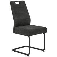 Schwingstuhl Kerstin anthrazit Vintage B/H/T: ca. 49x100x61 cm Kerstin - schwarz/anthrazit (49,00/100,00/61,00cm)