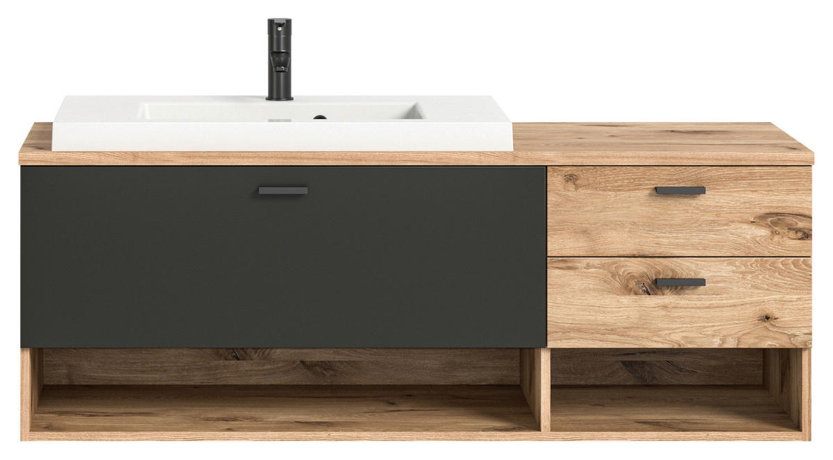 Waschbeckenunterschrank GRADO B/H/T: ca. 140x50x48 cm GRADO - (140,00/50,00/48,00cm) - xonox.home