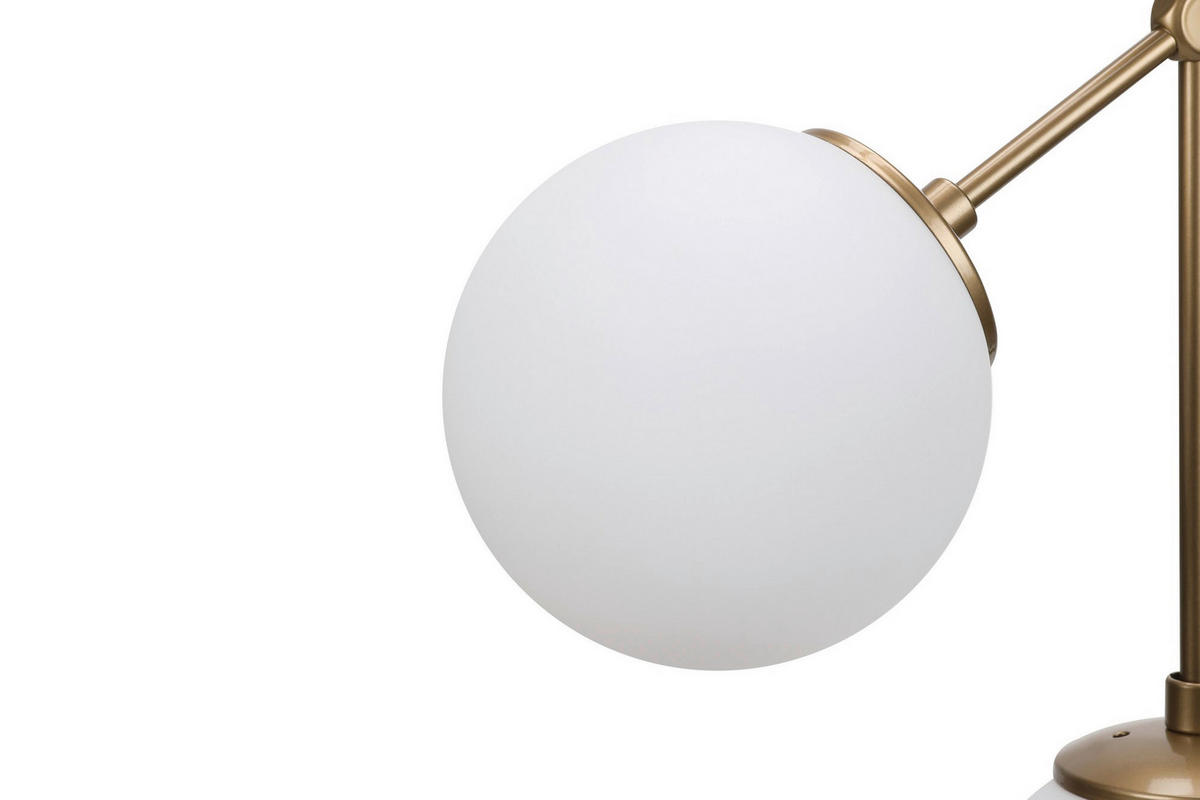 Opviq Deckenleuchte Damar gelb weiß Metall Glas B/H/T/L/D: ca. 15x43x15x43x15 cm E27 3 Brennstellen Damar - weiß/gelb (43,00/15,00/43,00cm) - Opviq