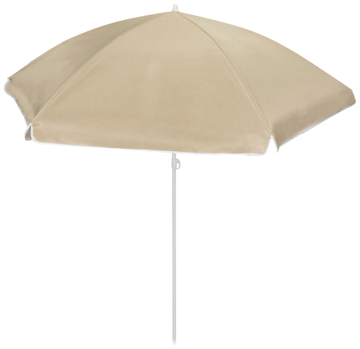 POCOline Sonnenschirm ecru Stahl D: ca. 200 cm Sonnenschirm - ecru (200,00cm) - POCOline