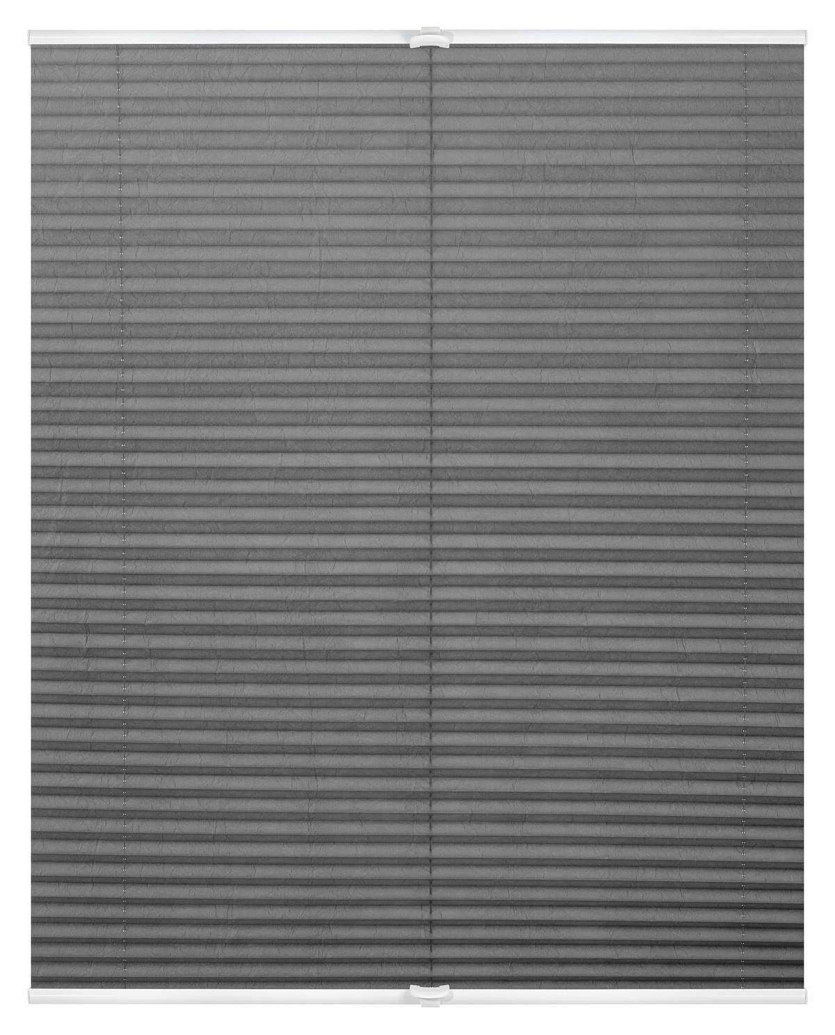 LICHTBLICK Spannplissee hellgrau B/L: ca. 110x130 cm Plissee_Klemmfix - hellgrau (110,00/130,00cm) - LICHTBLICK