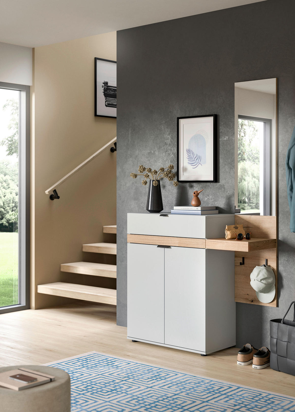 Spiegelpaneel Naro Evoke Oak Nachbildung B/H/T: ca. 35x160x37 cm Naro - (35,00/160,00/37,00cm) - xonox.home