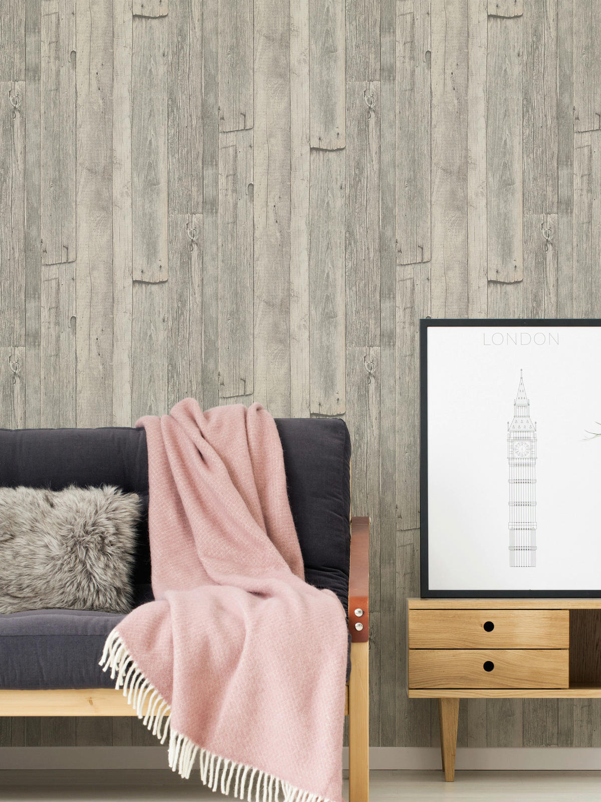 A.S.Creation Vliestapete beige creme B/H/D: ca. 53x1005x7,8 cm Vliestapete - beige/creme (7,80/1005,00cm) - A.S.Creation