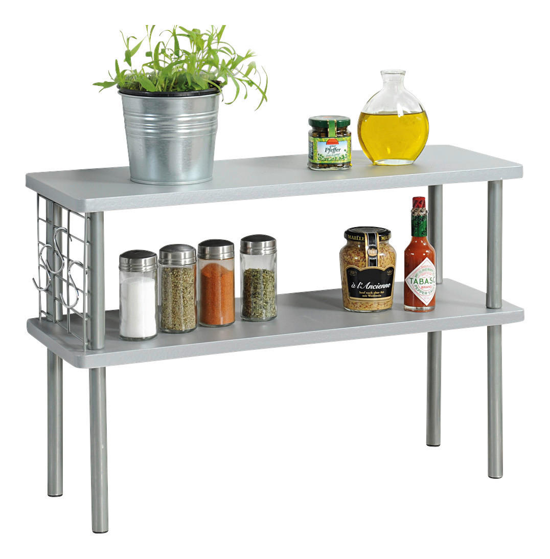 Kesper Küchenregal Küchenregal - grau (55,00/20,00/38,00cm) - Kesper