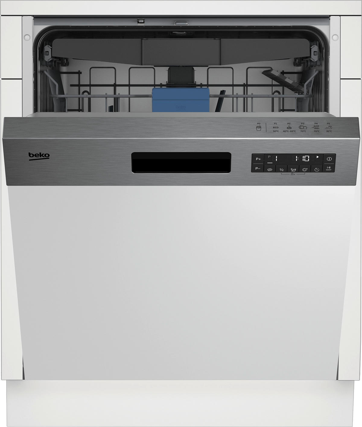 beko Einbaugeschirrspüler BDSN25530X B/H/T: ca. 59,8x81,8x57 cm BDSN25530X - (59,80/81,80/57,00cm) - Beko