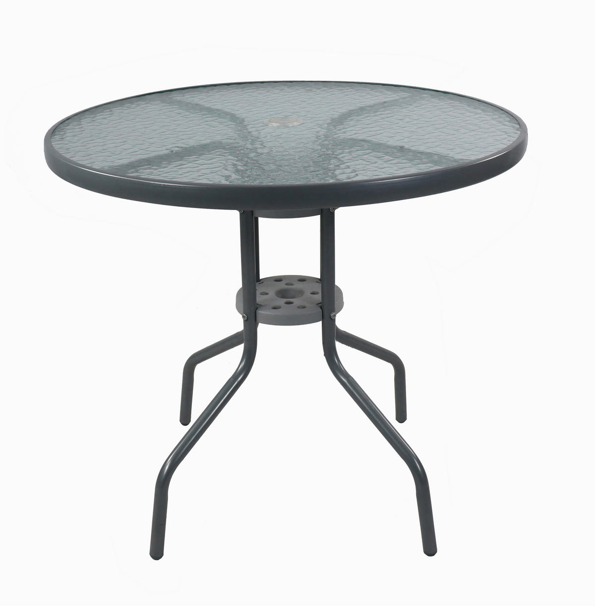 VCM Gartensitzgruppe Maxola schwarz Textilene B/H/L: ca. 75x74x75 cm Maxola - schwarz (75,00/75,00/74,00cm) - VCM