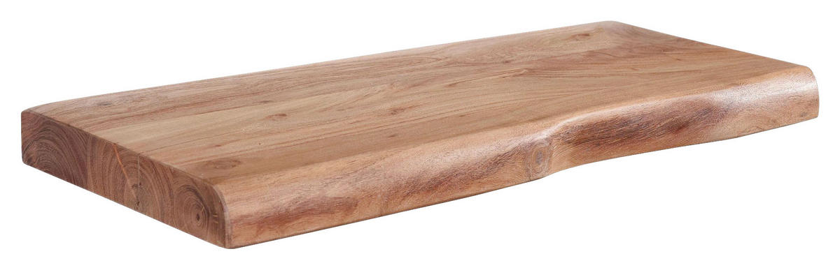 Wandregal braun Holz B/H/T: ca. 40x4x26 cm Wandregal - braun (40,00/4,00/26,00cm) - Wohnling