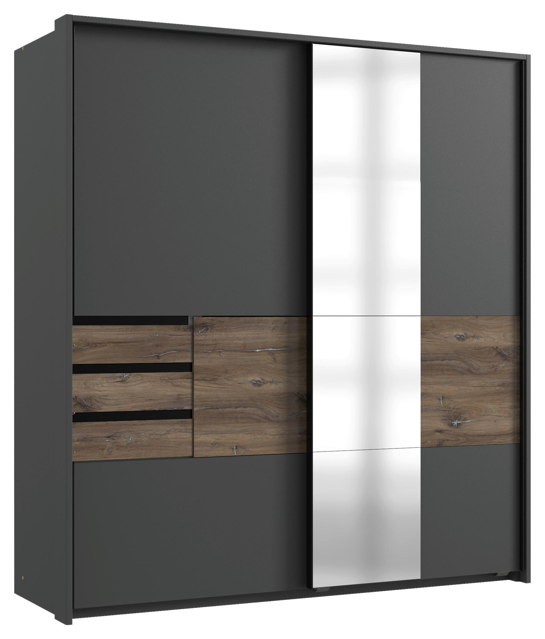 Passepartoutrahmen Bamberg Graphit B/H/T: ca. 183x200x12 cm Bamberg - Graphit (183,00/200,00/12,00cm)