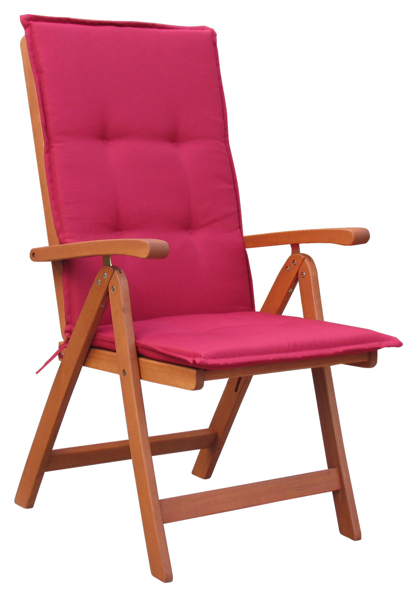 Grasekamp Auflage für Hochlehner rot Polyester-Mischgewebe B/H/L: ca. 53x7x121 cm Auflage_Hochlehner - rot (121,00/53,00/7,00cm) - Grasekamp