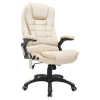 Chefsessel A2-0057 beige PVC Kunstleder A2-0057 - beige (62,00/111,00/68,00cm) - HOMCOM