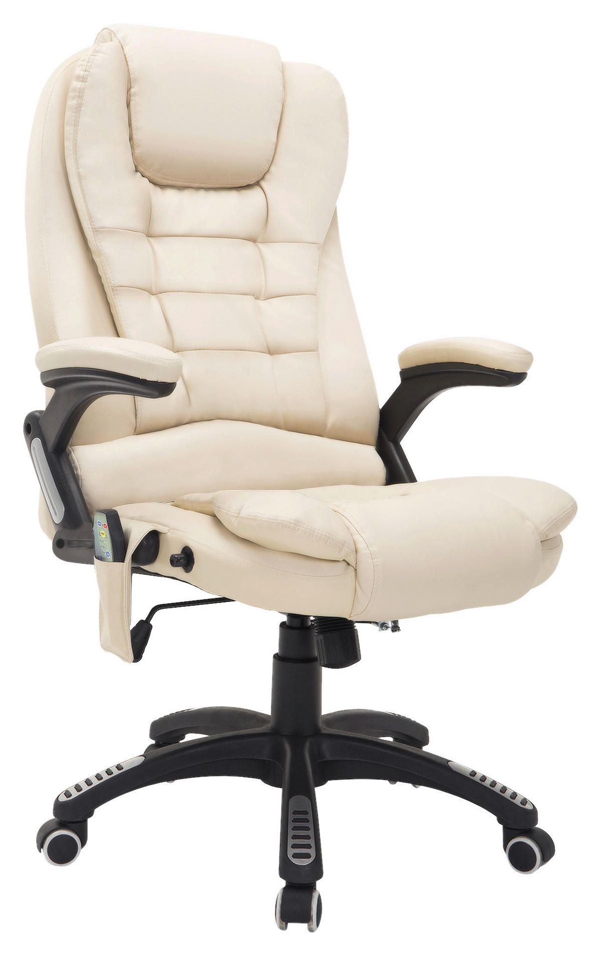 Chefsessel A2-0057 beige PVC Kunstleder A2-0057 - beige (62,00/111,00/68,00cm) - HOMCOM