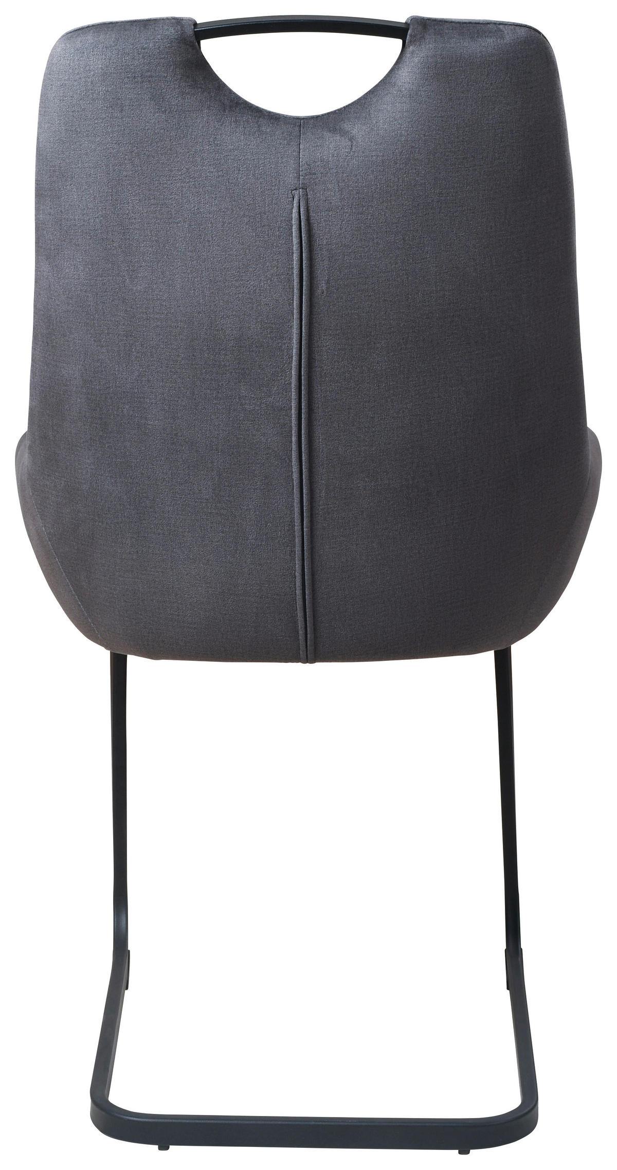 Schwingstuhl Devonport dunkelgrau Microfaser B/H/T: ca. 58x90x61 cm Devonport - schwarz/dunkelgrau (58,00/90,00/61,00cm)